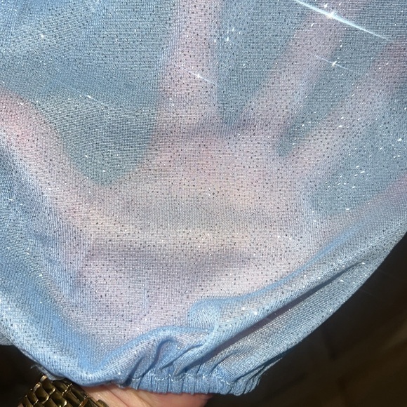 JUMP
Juniors' Glitter Ruched Mesh Mini Bodycon Dress - Picture 6 of 6